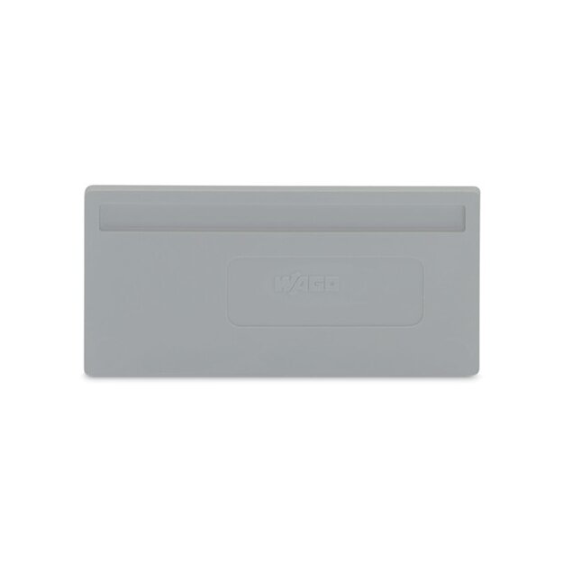 Wago 281-330 Trennwand 2 mm dick überstehend grau