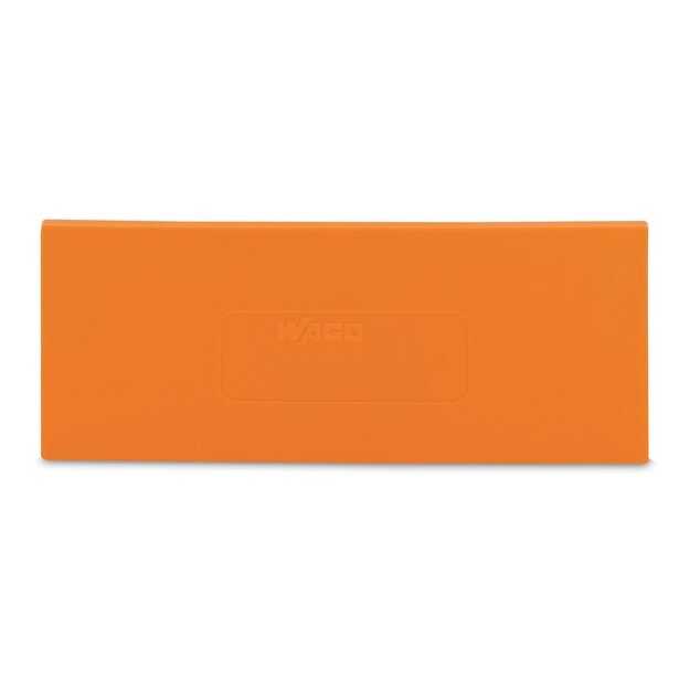 Wago 281-346 Trennwand 2 mm dick überstehend orange