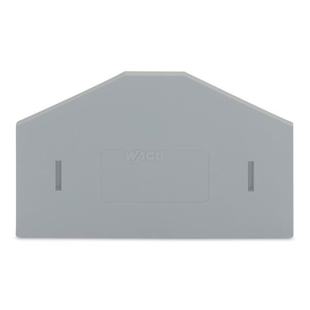 Wago 281-348 Trennwand 2 mm dick überstehend grau