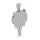Wago 281-512/281-417 Sicherungsstecker für G-Sicherungseinsatzerungseinsätze 5 x 20 mm und 5 x 25 mm 230 V grau