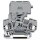 Wago 281-611 2-Leiter-Sicherungsklemme mit schwenkbarem Sicherungshalter für G-Sicherungseinsatz 5 x 20 mm 4 mm² grau