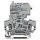 Wago 281-611/281-417 2-Leiter-Sicherungsklemme mit schwenkbarem Sicherungshalter für G-Sicherungseinsatz 5 x 20 mm 230 V 4 mm² grau