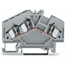Wago 281-631 3-Leiter-Durchgangsklemme 4 mm² grau