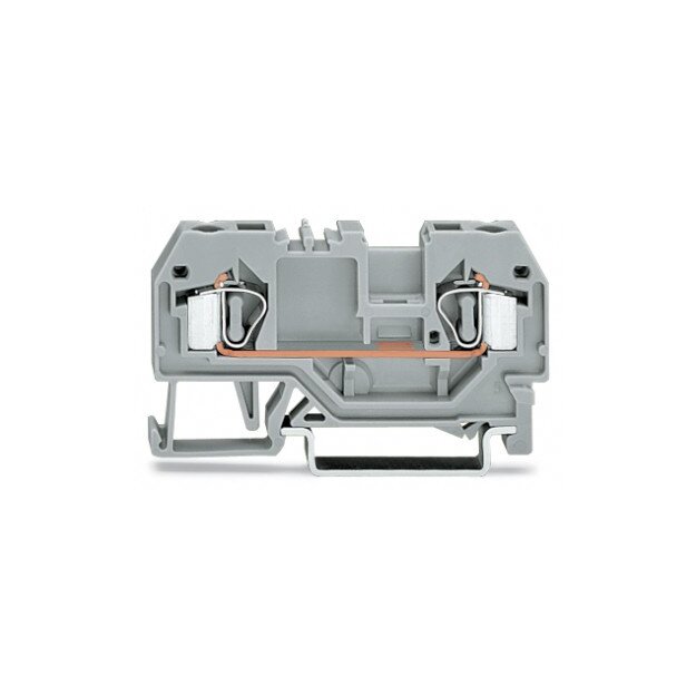Wago 281-901 2-Leiter-Durchgangsklemme 4 mm² grau