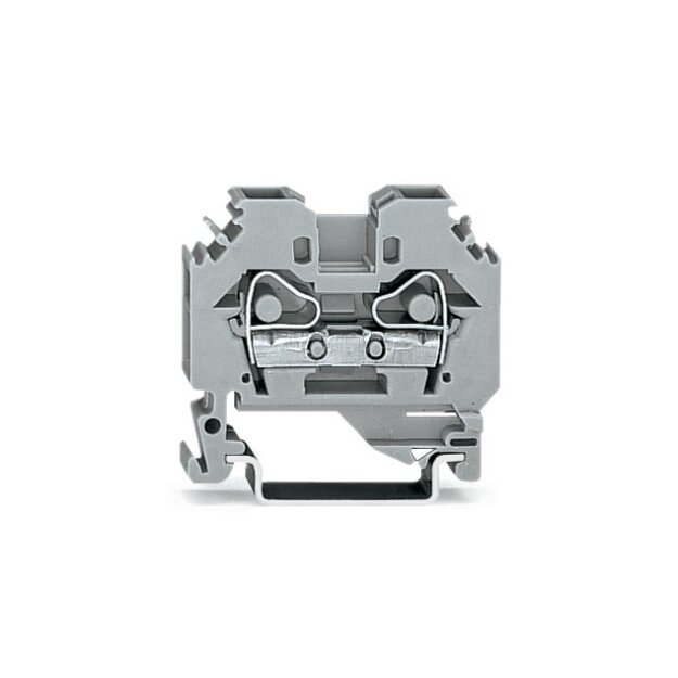Wago 282-101 2-Leiter-Durchgangsklemme 6 mm² grau