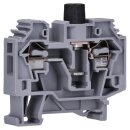 Wago 282-122 2-Leiter-Sicherungsklemme für G-Sicherungseinsatzerungseinsatz 5 x 20 mm 6 mm² grau