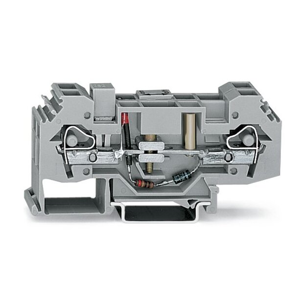 Wago 282-141 Erdleiter-Trennklemme 48 V 6 mm² grau