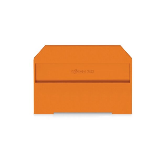 Wago 282-312 Abschluss- und Zwischenplatte 4 mm dick orange