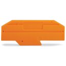 Wago 282-333 Abschlussplatte 2 mm dick orange