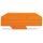 Wago 282-333 Abschlussplatte 2 mm dick orange