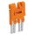 Wago 282-432/100-000 Brücker mit Sicherungsklappe 2-fach Nennstrom 30 A orange