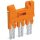 Wago 282-433/100-000 Brücker mit Sicherungsklappe 3-fach Nennstrom 30 A orange