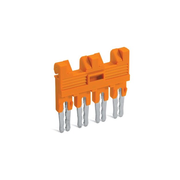 Wago 282-434/100-000 Brücker mit Sicherungsklappe 4-fach Nennstrom 30 A orange