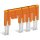 Wago 282-435/300-000 Brücker 1-3-4-5 Nennstrom 30 A orange