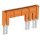 Wago 282-435/301-000 Brücker 1-4-5 Nennstrom 30 A orange