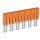Wago 282-436 Brücker 6-fach Nennstrom 30 A orange