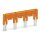 Wago 282-437/011-000 Brücker 1-3-5-7 Nennstrom 30 A orange