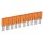 Wago 282-440 Brücker 10-fach Nennstrom 30 A orange