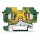 Wago 282-607 2-Leiter-Schutzleiterklemme 6 mm² grün-gelb