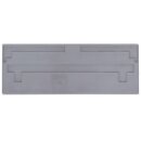 Wago 283-351 Trennwand 2 mm dick überstehend grau