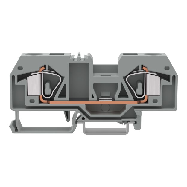 Wago 283-901 2-Leiter-Durchgangsklemme 16 mm² grau