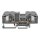 Wago 283-901 2-Leiter-Durchgangsklemme 16 mm² grau