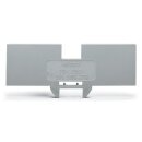 Wago 284-334 Reduzierabdeckplatte 1 mm dick grau