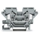 Wago 284-601 2-Leiter-Durchgangsklemme 10 mm² grau