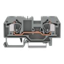 Wago 284-901 2-Leiter-Durchgangsklemme 10 mm² grau