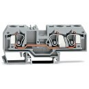Wago 284-993 3-Leiter-Durchgangsklemme 10 mm² lichtgrau