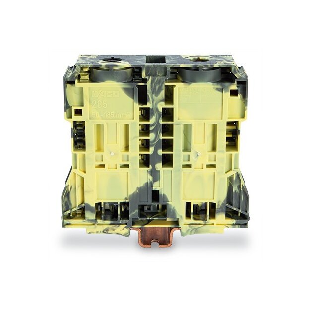 Wago 285-1181 2-Leiter-Durchgangsklemme 185 mm² dunkelgrau-gelb