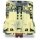 Wago 285-151 2-Leiter-Durchgangsklemme 50 mm² dunkelgrau-gelb