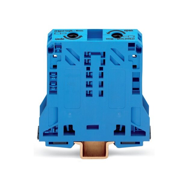 Wago 285-154 2-Leiter-Durchgangsklemme 50 mm² blau