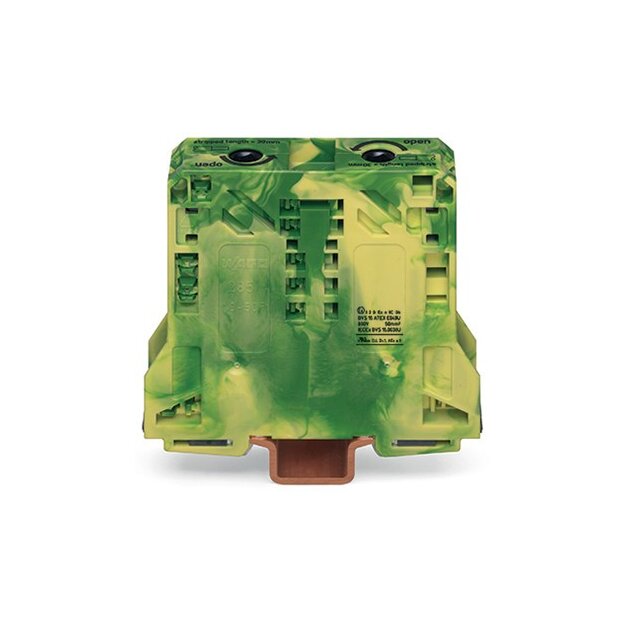 Wago 285-157/999-950 2-Leiter-Schutzleiterklemme 50 mm² grün-gelb
