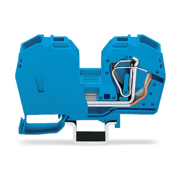 Wago 285-634 2-Leiter-Durchgangsklemme 35 mm² blau