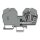 Wago 285-635 2-Leiter-Durchgangsklemme 35 mm² grau