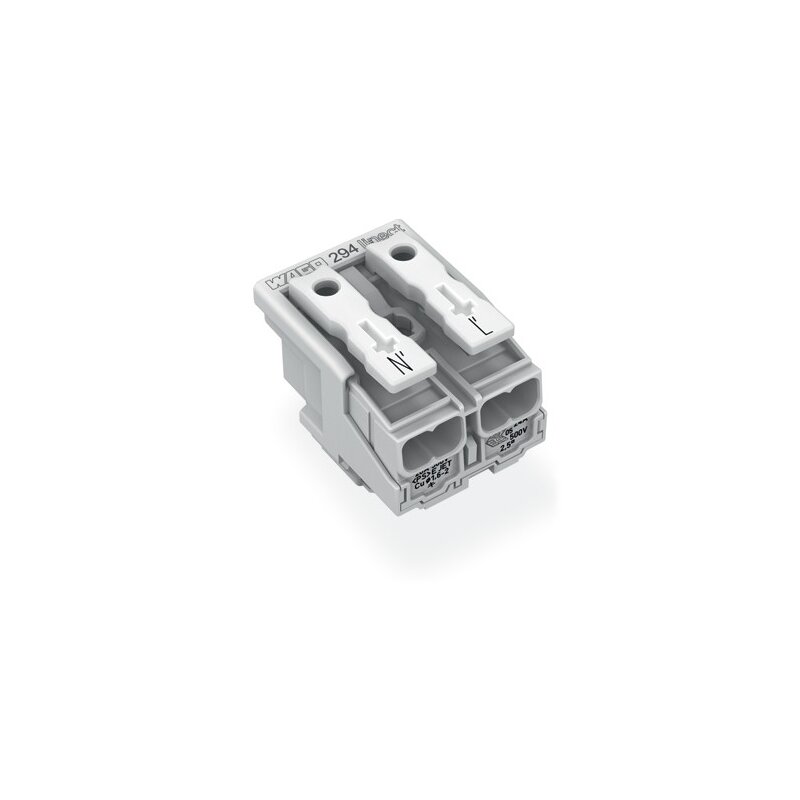 Wago 294-8022 Leuchtenanschlussklemme für Linect® N´-L´ 2-polig Kodie ...