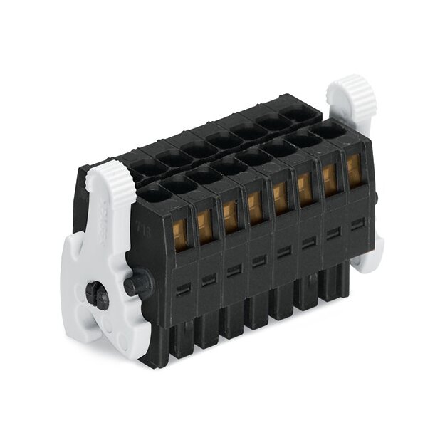 Wago 713-1116/037-000 1-Leiter-Federleiste Trennhilfe 1,5 mm² Rastermaß 3,5 mm 32-polig schwarz