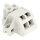 Wago 721-302/031-000 1-Leiter-Federleiste abgewinkelt Befestigungflansch 2,5 mm² Rastermaß 5 mm 2-polig lichtgrau