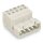 Wago 721-603/000-042 1-Leiter-Stiftleiste voreilender PE-Kontakt 2,5 mm² Rastermaß 5 mm 3-polig lichtgrau