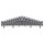 Wago 727-120/002-000 8-Etagen-Rangierklemme a-b-c-d-e-f-g-h--h-g-f-e-d-c-b-a 1,5 mm² grau