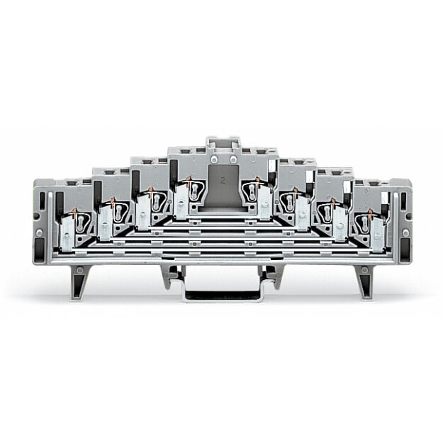 Wago 727-220/023-000 4-Etagen-Rangierklemme 3-2-1-0--0-1-2-3 1,5 mm² grau