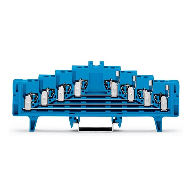 Wago 727-224/022-000 4-Etagen-Rangierklemme a-b-c-d--d-c-b-a 1,5 mm² blau