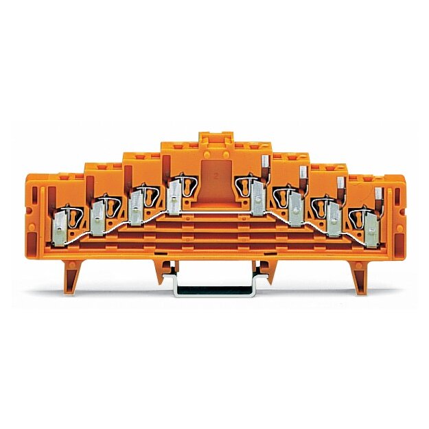 Wago 727-238 4-Etagen-Potentialklemme ohne Aufdruck 1,5 mm² lichtgrau