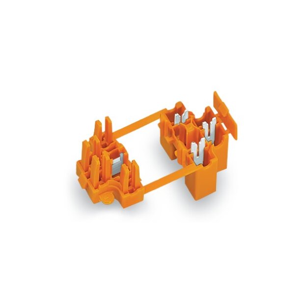 Wago 730-103 Buchsenleiste mit automatischer L-Trennung 3-polig orange