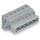 Wago 731-604/019-000 1-Leiter-Stiftleiste Befestigungflansch 2,5 mm² Rastermaß 7,5 mm 4-polig grau