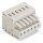 Wago 734-105 1-Leiter-Federleiste 1,5 mm² Rastermaß 3,5 mm 5-polig lichtgrau