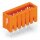 Wago 734-233 THT-Stiftleiste gerade Rastermaß 3,81 mm 3-polig orange
