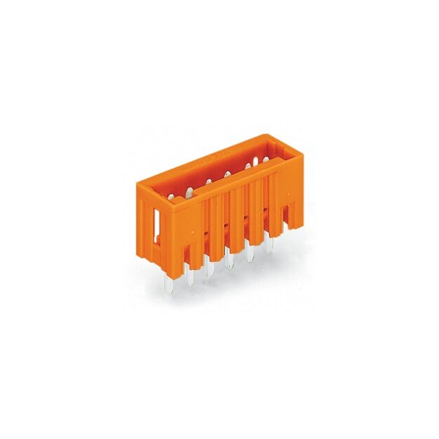 Wago 734-234 THT-Stiftleiste gerade Rastermaß 3,81 mm 4-polig orange