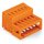 Wago 734-339 1-Leiter-Stiftleiste 1,5 mm² Rastermaß 3,81 mm 9-polig orange